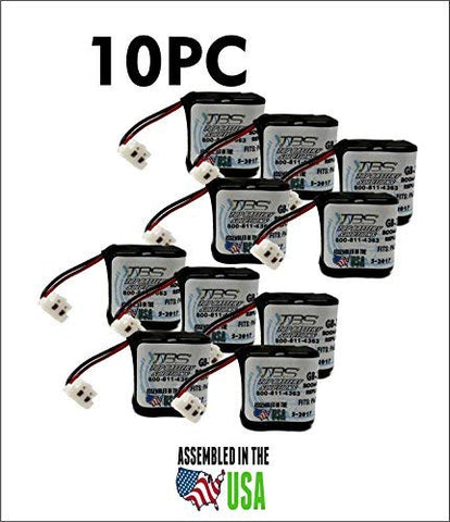 10PC GP35AAAH2BMX,GP-35AAAH2BMX,PAG003 Pager Battery, 2.4V, 400mAh, NiMH, PGB-35AAAH2BMX - Top Battery Solutions