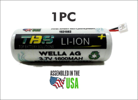 Wella replacement battery 1/UR18500L, Xpert HS71, 1531582, Xpert HS71 Profi, Xpert HS75 - Top Battery Solutions