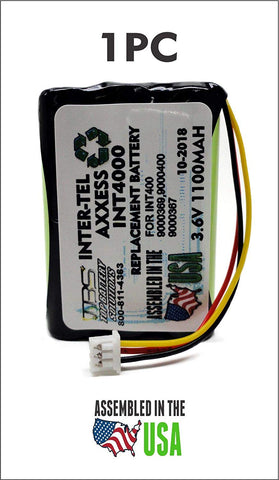 Inter-Tel Axxess INT4000 Cordless Telephone Replacement Battery - Top Battery Solutions