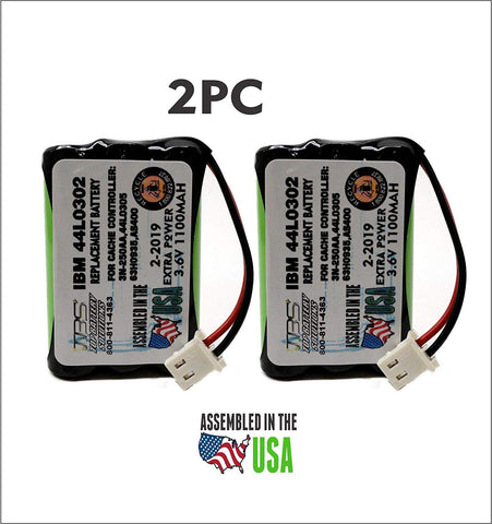 2pc IBM 44L0302 Replacement Battery for AS/400 Cache RAID Cards - Top Battery Solutions