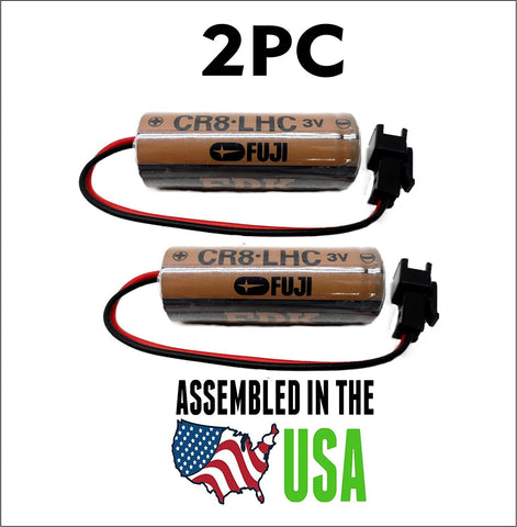 2PC Fuji CR8-LHC, toto Battery 3V Automatic Flusher - Top Battery Solutions