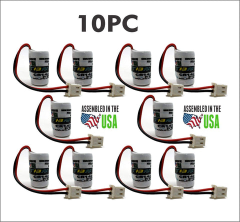 10PC CR14250SE-AB Replacement Battery for MICROLOGIX 1100 PLC - CNC - Top Battery Solutions