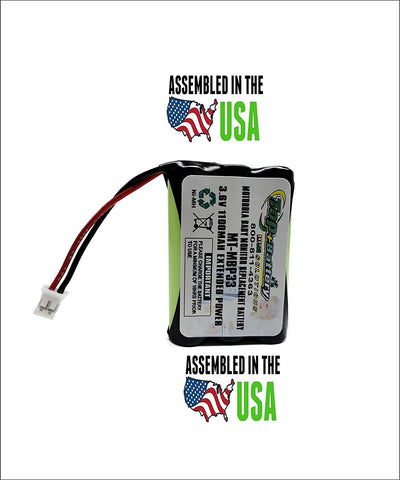 1PC Motorola Replacement Battery,MBP27T, MBP33, MBP33S, MBP33PU, MBP36, MBP36S, MBP36PU Baby Monitors