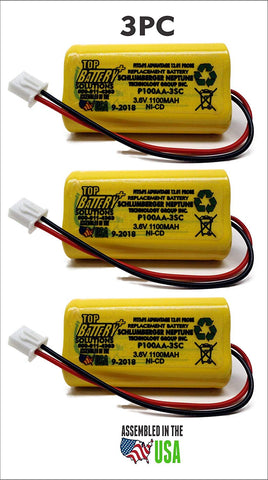 3PC P100AA-3SC / P100AA-3SC-11992-001 3.6 VOLT 1AH UTILITY METER BATTERY FOR SCHLUMBERGER NEPTUNE ADVANTAGE 12.01 PROBE FAULT INDICATOR - Top Battery Solutions