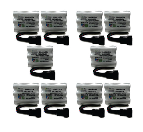 10PC SECURELOX 9V BATTERY /4 PIN CONNECTOR (Copy) (Copy) (Copy)