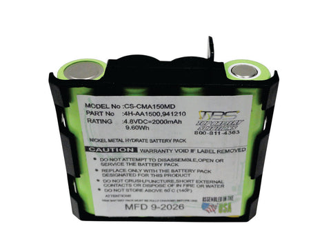NEW 2000mAh 4H-AA1500, 941210 Battery Compatible with Compex Energy Mi-Ready, Edge, Fit 1.0, Fit 3.0, Full Fitness, Mi-Sport, Mi-Fitness, Runner, SP 2.0, SP 4.0, Sport Elite Stimulator