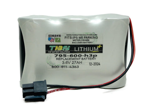 120pcs IPS M5 Parking Meter Replacement Battery 795-600-H3P