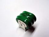 2pc VARTA REPLACEMENT BATTERY 55615303059 - 3/V150H BATTERY - 3.6V 150MAH NI-MH - 3 PIN