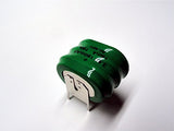 5PC VARTA REPLACEMENT BATTERY 55615303059 - 3/V150H BATTERY - 3.6V 150MAH NI-MH - 3 PIN