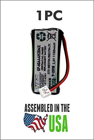 Pager Replacement Battery Crystalcall HME5170A, Crystalcall HME5170A-LTK, GP60AAAH2BMX,Ntn Communications LT2001 - Top Battery Solutions