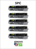 5pc Allen Bradley 1770-XY Battery -PLC-2- Mini PLC-2 - PLC-5 Logic Control Replacement Battery