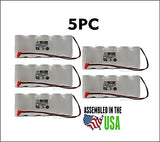 5PC Sure-Lites,cooper lighting 11549441 Battery Replacement 6v 5Ah