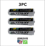 3pc Allen Bradley 1770-XY Battery -PLC-2- Mini PLC-2 - PLC-5 Logic Control REPLACEMENT BATTERY