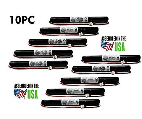 10PC at-lite 24-4009 Interstate ANIC0625 Emergency Light Replacement Battery