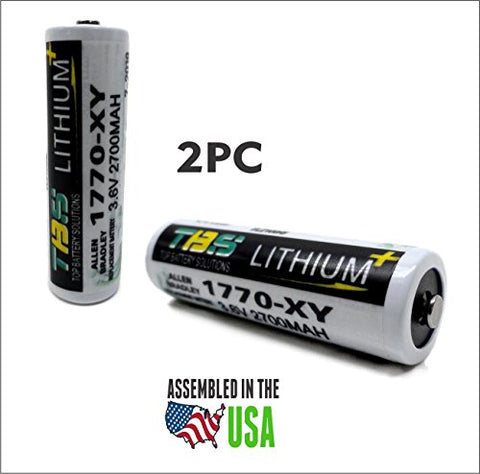 2pc Allen Bradley 1770-XY Battery -PLC-2- Mini PLC-2 - PLC-5 Logic Control Replacement Battery