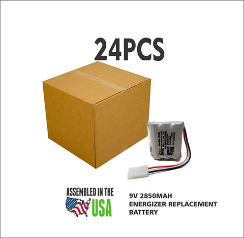 24pc Kaba Ilco Unican 502238, DL-16 Replacement Battery for Electronic Door Lock