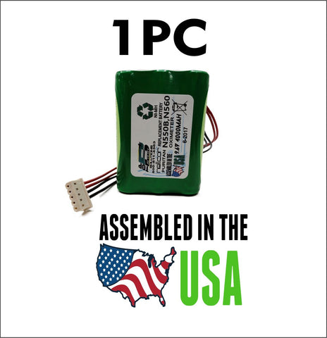 NELLCOR PURITAN BENNETT N-550B PULSE OXIMETER N-560 PULSE OX, REPLACEMENT BATTERY - Top Battery Solutions