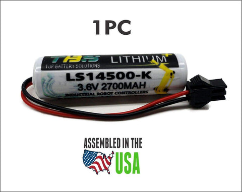 Kawasaki LS14500-K REPLACEMENT Battery 3.6v Lithium PLC - Top Battery Solutions
