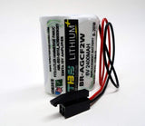 5PC BR-AGCF2W replacement battery for Cutler Hammer GE Fanuc A98L-0031-0011/L