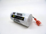 2PC B9500T; 3.6 Volt, 19000 mAh, Allen Bradley PLC Replacement Battery