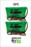 2pc Battery for Honeywell Lynx Touch L5210 Alarm Panel 300-03864-1