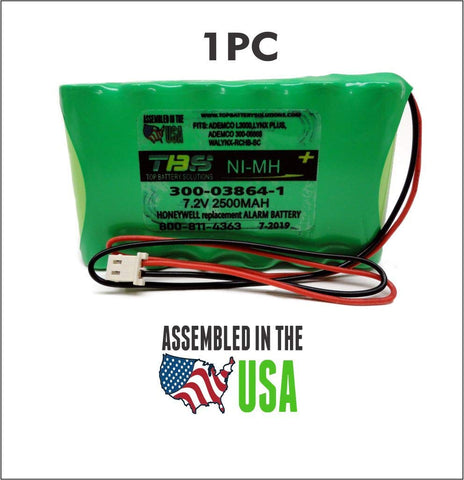 Battery for Honeywell Lynx Touch L5210 Alarm Panel 300-03864-1