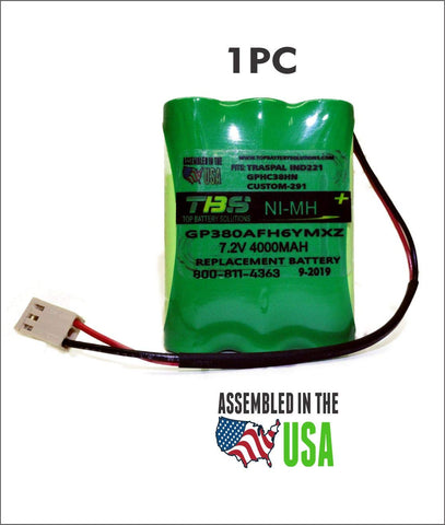 1PC Replacement GP GP380AFH6YMXZ,CUSTOM-291 Battery
