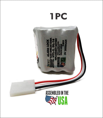 Kaba Ilco Unican 502238, DL-16 Replacement Battery for Electronic Door Lock