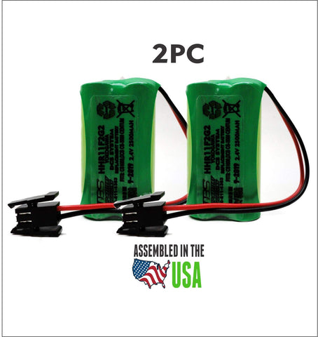 2pc REPLACEMENT BATTERY FOR Yokogawa HHR-11F2G2 DCS system 2.4V 2500 mAh S9129FA, DCS CS-3000