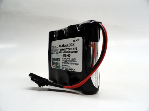 20pc Stanley Security Systems VPDBB, DL-40 Door Lock Battery - Top Battery Solutions