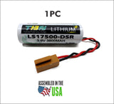 Denso LS17500-DSR REPLACEMENT Battery 3.6v Lithium PLC
