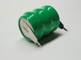 2PC VARTA REPLACEMENT BATTERY 55608303012 - 3/V80H BATTERY - 3.6V 80MAH NI-MH - 2 PIN