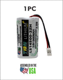 Zurn HydroVantage ZGEN6200EV Battery - LS14500-2ZH / 81681001/2/LS14500-RD REPLACEMENT BATTERY