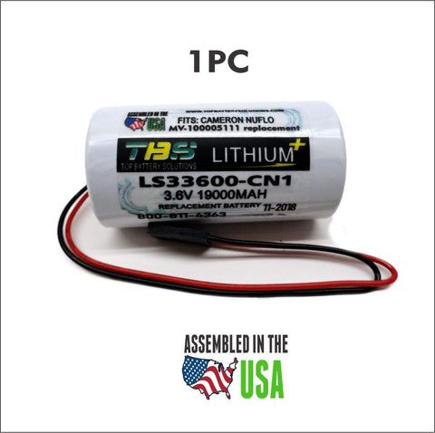 LS33600-CN1 Replacement Battery for Cameron Nuflo MC-II Plus MC-III Plus Flow Analyzer - Top Battery Solutions