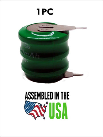VARTA Replacement Battery 55608303012-3/V80H Battery - 3.6V 80MAH NI-MH - 2 PIN