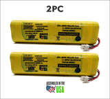 2PC Topcon 24-030001-01 Battery - Replacement for Topcon Hiper Pro, Hiper Lite Plus, Hiper-L1, Hiper Ga, Hiper Gb (Li-ion,7.4V, 5200mAh/40.56Wh)