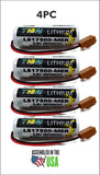 4pc Mitsubishi/DENSO/TOSHIBA LS17500MER, ER17500V/3.6V REPLACEMENT Battery 3.6V Lithium PLC