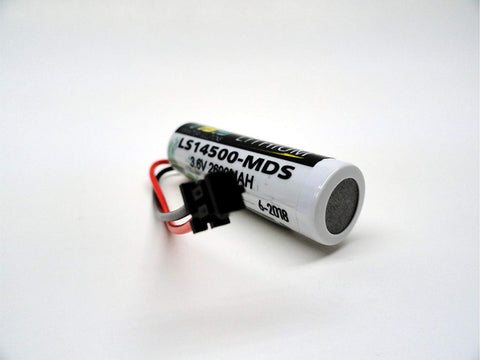 Mitsubishi LS14500-MDS 3.6 Volt Lithium PLC Replacement Battery ER6V-C119B, MR-J3BAT - Top Battery Solutions