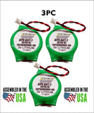 3PC Panasonic AFPX-BATT-2 PLC REPLACEMENT Battery - CR2450-WC, 1SAP180300R0001-ABB