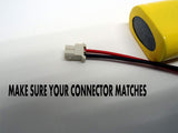 Lithonia BBAT0043A,UNITECH BBAT0043A,LITHONIA ELB-B003.ELB-004 Replacement Battery Emergency Light 9.6V 1.1Ah NiCD