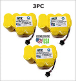 3PC ALARIS MEDICALSYSTEMS Replacement Battery 7000, 7100, 7130, 7131, 7200, 7230, 7231, 7130B Signature Gold Infusion Pump, 7130D Signature Gold Infusion Pump, Signature 2, Signature II