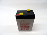 3PC 6V 4.5AH Rechargeable Sealed Lead Acid (SLA) Battery for Exit Light