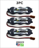 3PC CR2477N-3RX Panasonic 44A747665-001R03, 44A747665-001R02, 44A747665-001R01, GE Fanuc IC698ACC701 PLC - CNC Replacement Battery