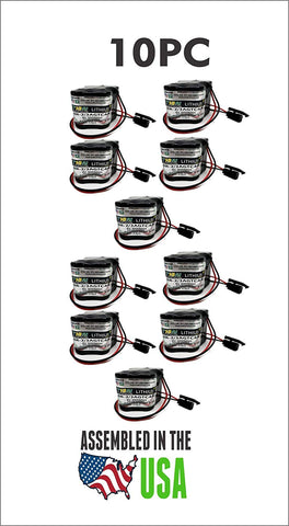 10PC Allen Bradley A06B-6114-K504, FANUC BR-2/3AGTC4A,PLC Battery BR-2/3A4F Replacement Battery - Top Battery Solutions