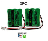 2PC 2GIG 6MR1600AAY4Z Replacement Battery for Security Alarm System