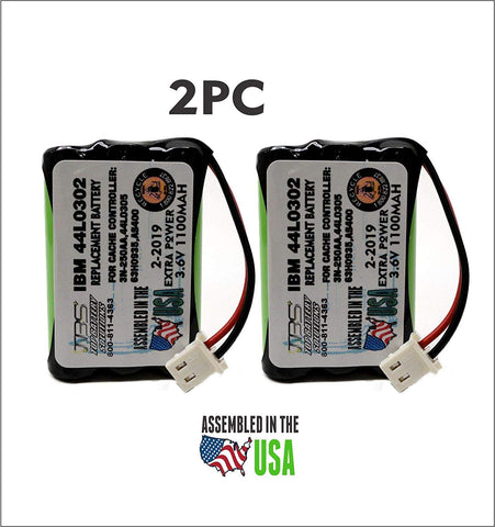 2pc IBM 44L0302 Replacement Battery for AS/400 Cache RAID Cards