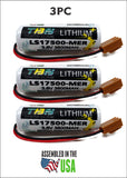 3PC Mitsubishi/DENSO/TOSHIBA LS17500MER, ER17500V/3.6V REPLACEMENT Battery 3.6V Lithium PLC