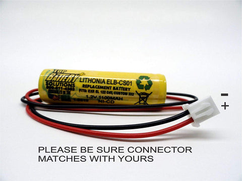Lithonia ELB-CS01, EXR EL 122 C4T Replacement Battery - Top Battery Solutions