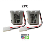 2pc Kaba Ilco Unican 502238, DL-16 Replacement Battery for Electronic Door Lock