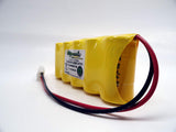 3PC LITHONIA ELB0601N REPLACEMENT BATTERY